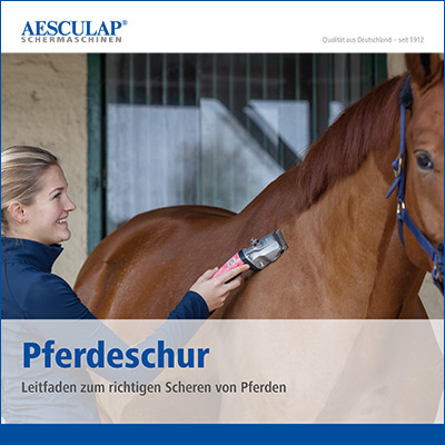 Titel der Aesculap Fibel zur Pferdeschur
