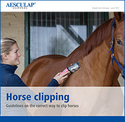 Horse clipping brochure, Guidelines on the correct way to clip horses
